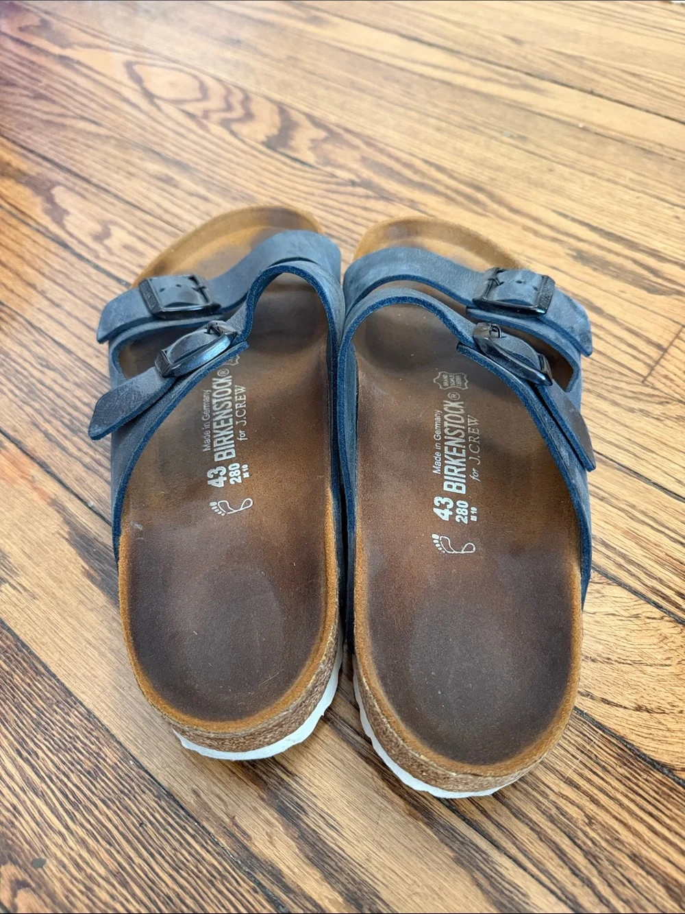 Birkenstock Two-Strap Sandals in Dark Blue - Picture 4 of 5